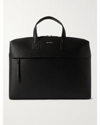 Paul Smith Embossed Textured-leather Briefcase - Black