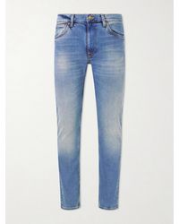 Nudie Jeans - Lean Dean Slim-fit Tapered Organic Stretch-denim Jeans - Lyst