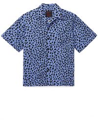 Wacko Maria - Gramicci Convertible-collar Leopard-print Nylon Shirt - Lyst