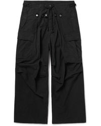 Kapital - Jumbo Wide-leg Cotton-blend Ripstop Cargo Trousers - Lyst