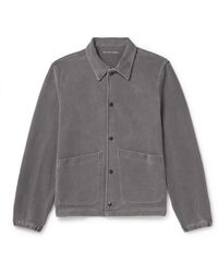 Save Khaki - Garment-dyed Cotton-twill Jacket - Lyst