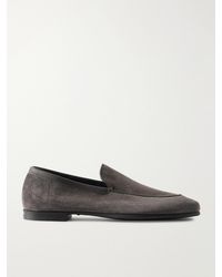 John Lobb - Tyne Ii Suede Loafers - Lyst