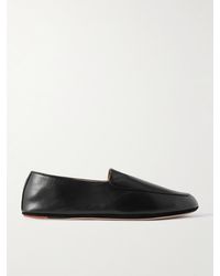 Loro Piana - Anton Walk Leather Loafers - Lyst