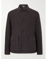 Boglioli - Checked Linen Overshirt - Lyst
