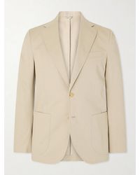 De Petrillo - Cotton Suit Jacket - Lyst