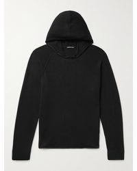 James Perse - Recycled-cashmere Hoodie - Lyst