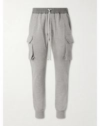 Rick Owens - Mastodon Tapered Cotton-blend Jersey Sweatpants - Lyst