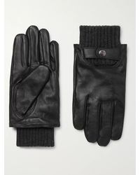 Dents Buxton Touchscreen Leather Gloves - Black