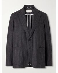 Oliver Spencer - Westbury Striped Wool-Blend Suit Jacket - Lyst