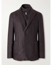 Slowear - Wool-Blend Flannel Suit Jacket - Lyst