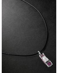 Annoushka - Cadillac Car 18-Karat, Multi-Stone And Diamond Pendant Necklace - Lyst