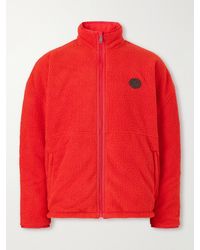 Willy Chavarria - Logo-Appliquéd Fleece Jacket - Lyst