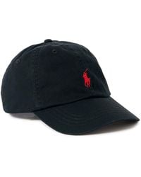 Polo Ralph Lauren - Logo-Embroidered Cotton-Twill Baseball Cap - Lyst