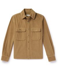 Saint Laurent - Cotton-Corduroy Overshirt - Lyst
