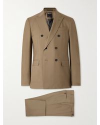 ZEGNA - Double-Breasted Trofeo Wool-Twill Suit - Lyst
