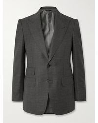 Tom Ford - Shelton Wool, Mohair, Linen And Silk-Blend Suit Jacket - Lyst