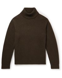 Nudie Jeans - August Wool Rollneck Sweater - Lyst