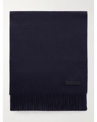 ZEGNA - Fringed Cashmere Scarf - Lyst
