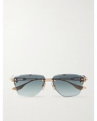 Dita Eyewear - Hyperlux-2000 Square-Frame-Tone Titanium Sunglasses - Lyst