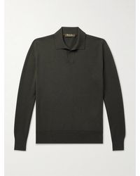 Loro Piana - Wish Empire Wool Polo Shirt - Lyst