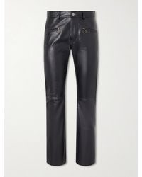 Enfants Riches Deprimes - Wicked Game Flared Leather Trousers - Lyst