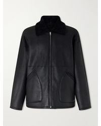 AURALEE - Reversible Shearling Jacket - Lyst
