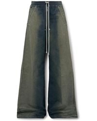 Rick Owens - Bela Wide-Leg Drawstring Jeans - Lyst