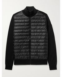 Canada Goose - Hybridge Slim-fit Quilted Down Nylon And Wool Jacket - Lyst