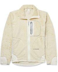 and wander - Shell-trimmed Polartec® Fleece Jacket - Lyst