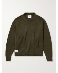 WTAPS - Logo-appliquéd Jacquard-knit Sweater - Lyst