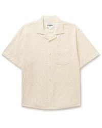 Corridor NYC - Alhambra Camp-collar Crocheted Cotton-blend Shirt - Lyst