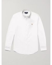 Polo Ralph Lauren - Camicia slim-fit in cotone Oxford - Lyst