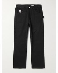 Bode - Knolly Brook Straight-Leg Cotton-Canvas Trousers - Lyst