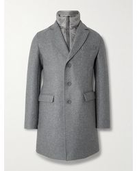 Herno - Convertible Padded Wool-Blend And Quilted Shell Coat - Lyst