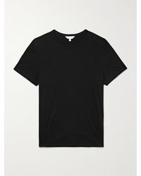 Club Monaco - Luxe Featherweight Cotton-jersey T-shirt - Lyst