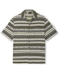Loewe - Paula's Ibiza Camp-Collar Jacquard-Knitted Cotton Shirt - Lyst