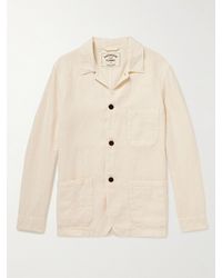 Portuguese Flannel - Labura Slim-Fit Linen Jacket - Lyst