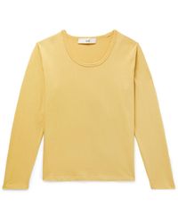 Séfr - Uneven Cotton-jersey T-shirt - Lyst