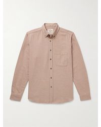 Portuguese Flannel - Estudo Button-down Collar Checked Organic Cotton-flannel Shirt - Lyst