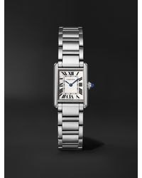 Cartier - Tank Must De Small Solarbeat 29.5Mm Stainless Steel Watch, Ref. No. Wsta0121 - Lyst