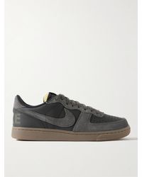 Nike Dunk Low Nbhd Leather And Brushed-suede Sneakers in Brown for Men |  Lyst Australia