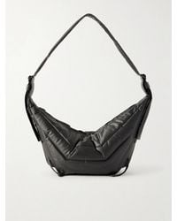 Lemaire - Soft Game kleine Umhängetasche aus beschichteter Baumwolle - Lyst