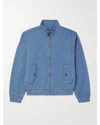 Polo Ralph Lauren - Bomberjacke aus Baumwoll-Twill mit Logostickerei - Lyst