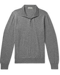 Canali - Slim-fit Cashmere Half-zip Sweater - Lyst