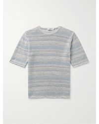 Inis Meáin - T-shirt in lino a righe - Lyst