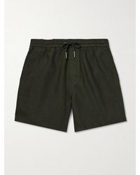 NN07 - Gregor 1454 Straight-Leg Linen Drawstring Shorts - Lyst