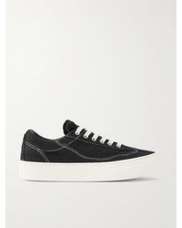 Omni - Dellow Leather-trimmed Distressed Drill Sneakers - Lyst