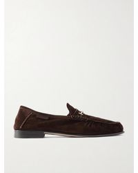 Tom Ford - Ripley Embellished Suede Loafers - Lyst
