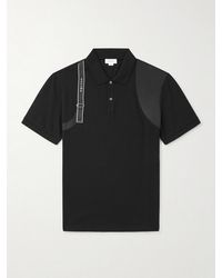 McQueen - 'Harness' Polo Shirt - Lyst