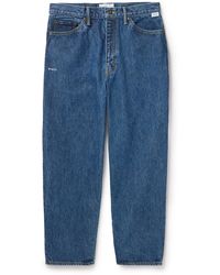 WTAPS - Bootcut Logo-embroidered Jeans - Lyst